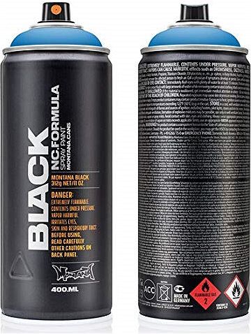 Montana Black Sprey Boya 400 Ml Horizon BLK5070