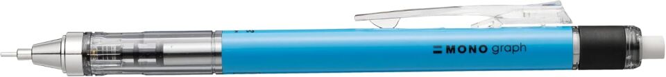 Tombow Mono Graph Neon Mekanik Kurşun Kalem 0.7 Mm Neon Mavi