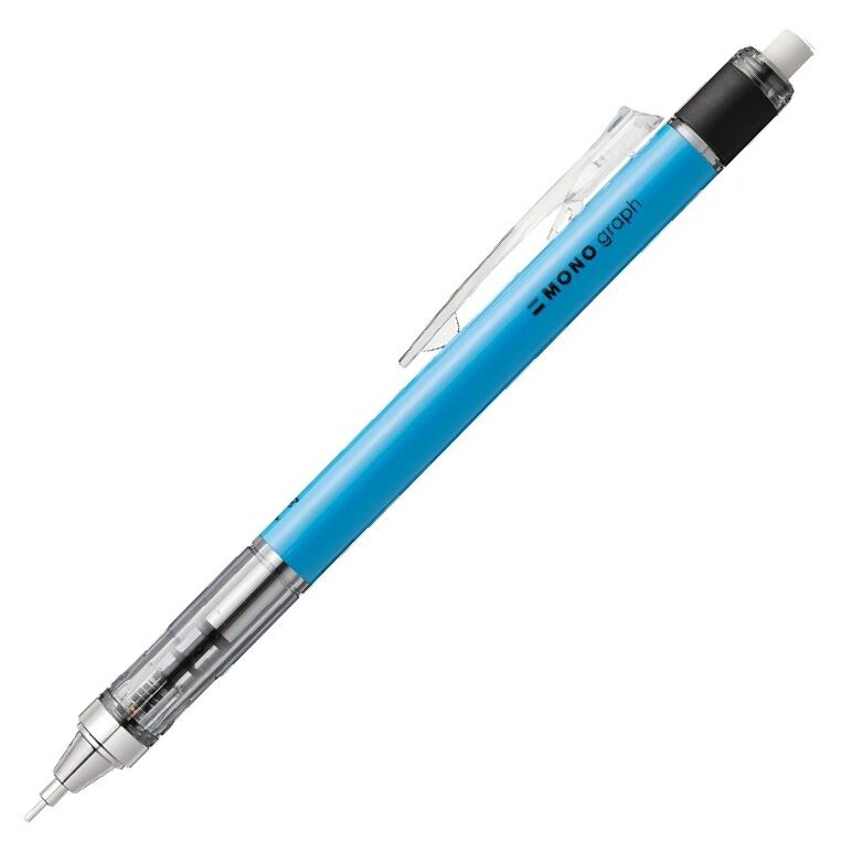 Tombow Mono Graph Neon Mekanik Kurşun Kalem 0.7 Mm Neon Mavi