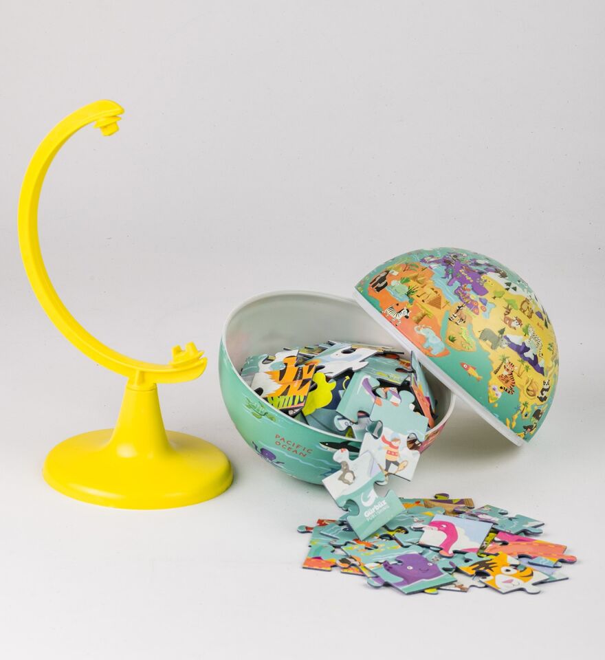 Gürbüz 15 Cm Kids My Wild World Küre 100 Pcs Puzzle