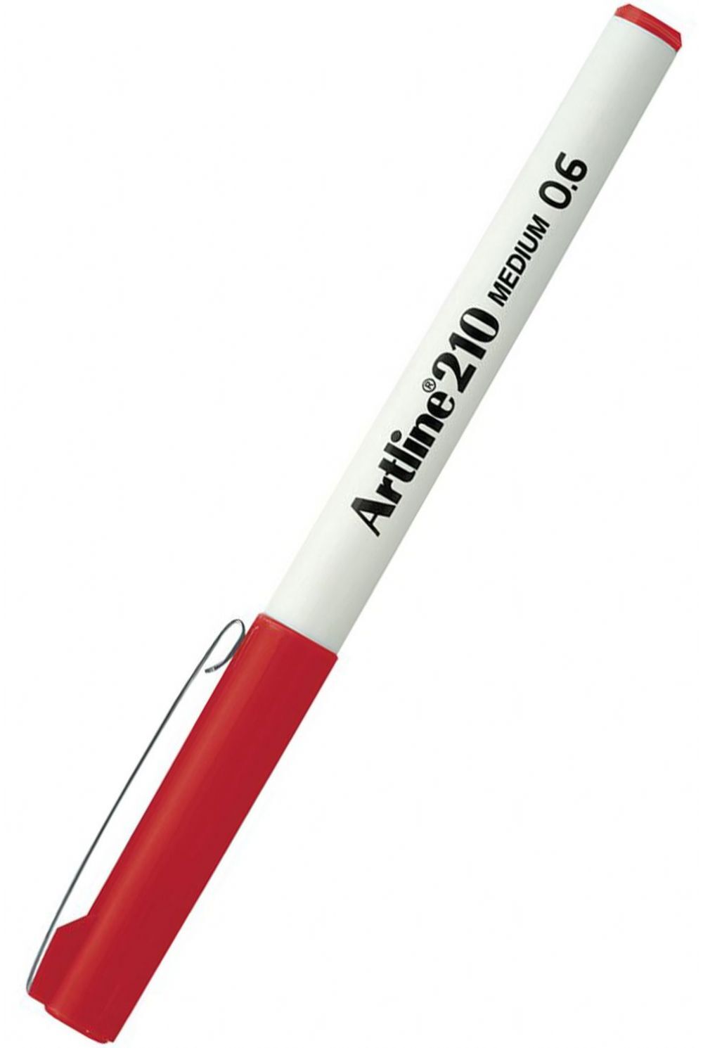 Artline 210N Keçe Uçlu Yazı Kalemi Uç :0,6 Mm Kırmızı