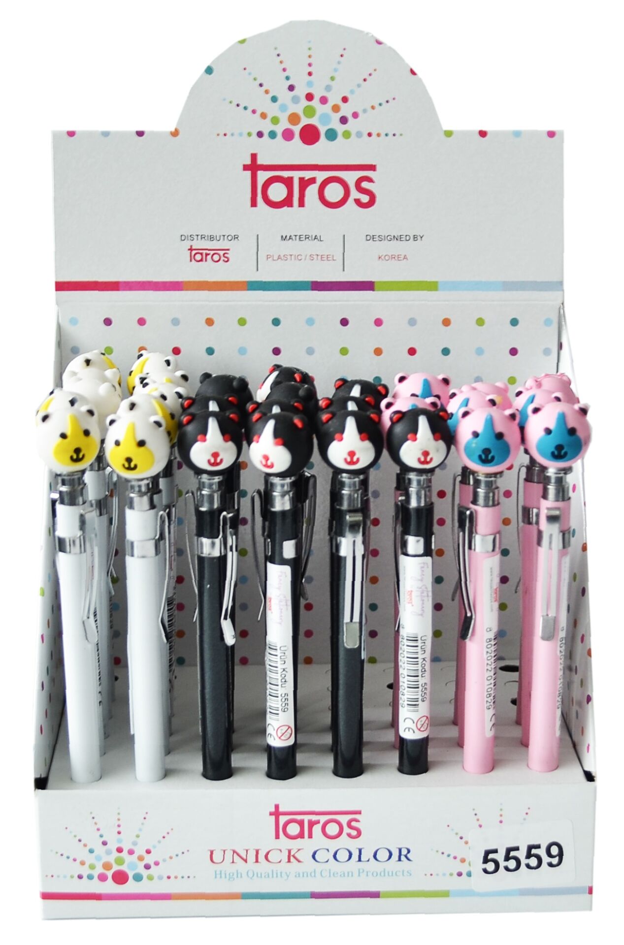 Taros Unick Color Ayı Tepeli Versatil Kalem