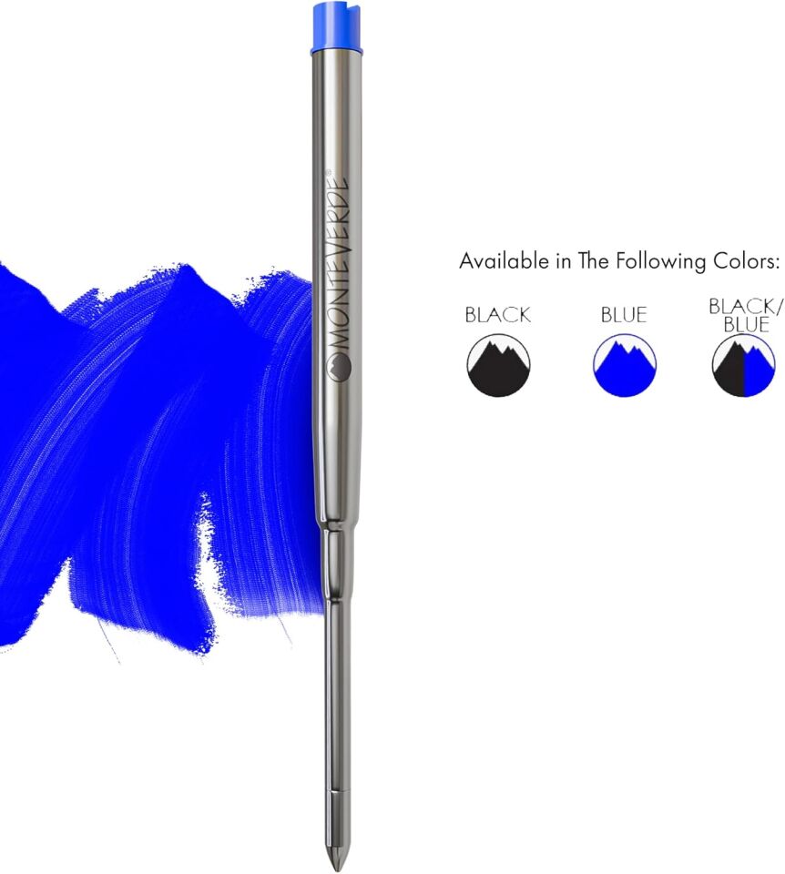KALEM İÇİ MONTEVERDE S422BU İKİLİ JEL REFİL MAVİ