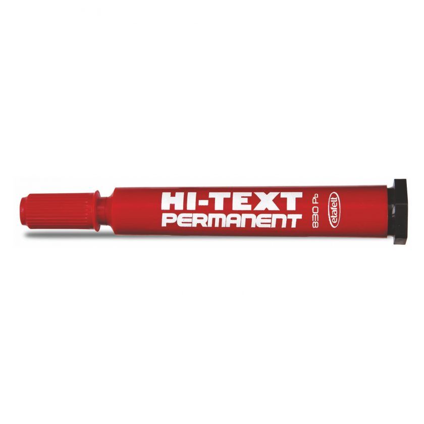 Hi-Text Marker Yuvarlak Uç Kırmızı