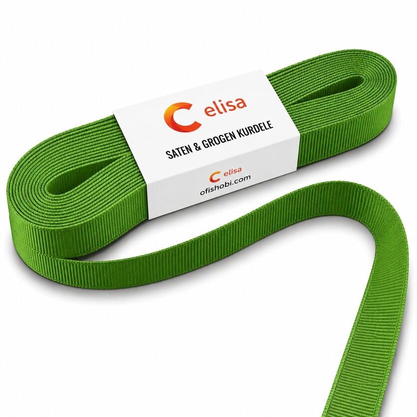 Elif No 5 Grogren Kurdela 2 Cm 10 Mt Çimen Yeşili