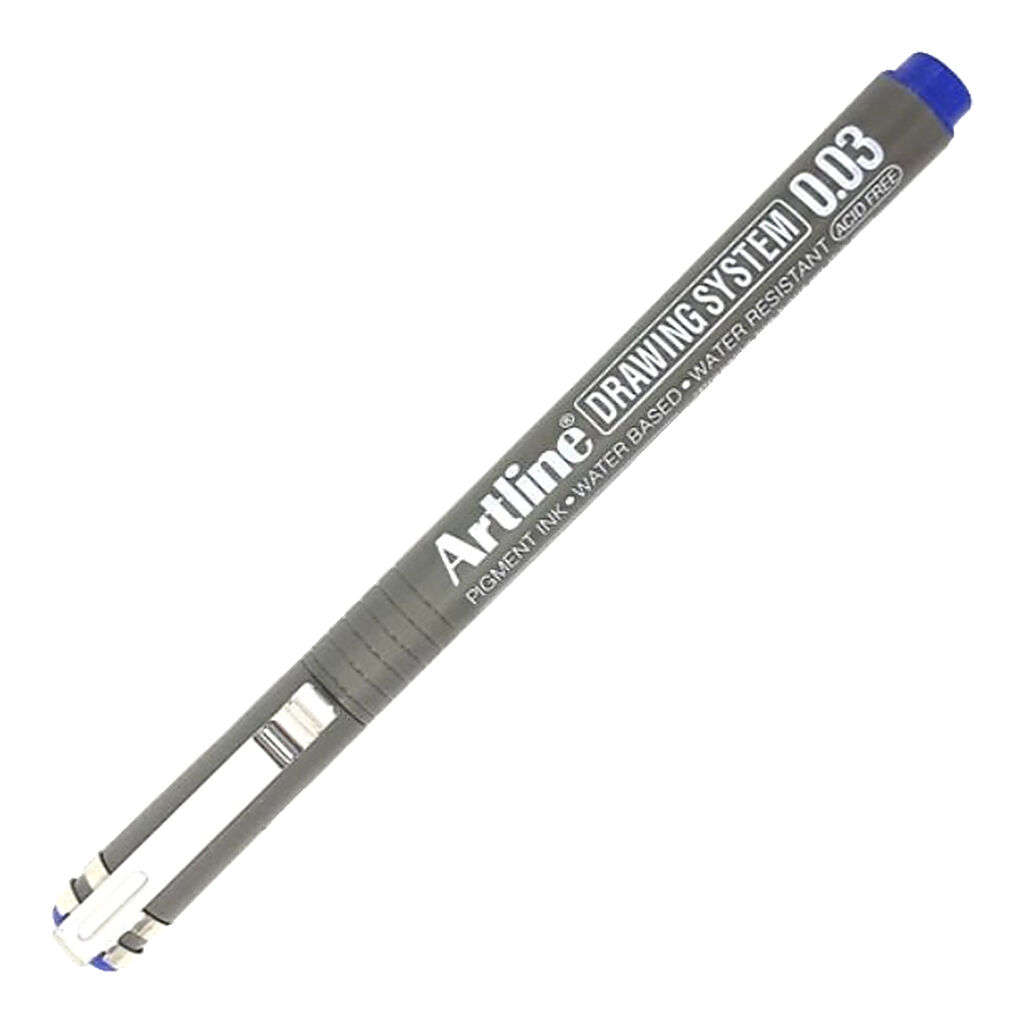 Artline Drawing System 0.03 Çizim Kalemi Uç:0,03 Mm Mavi