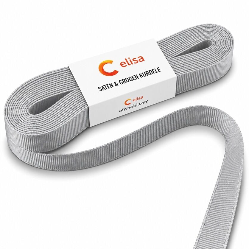 Elif No 5 Grogren Kurdela 2 Cm 10 Mt Gri