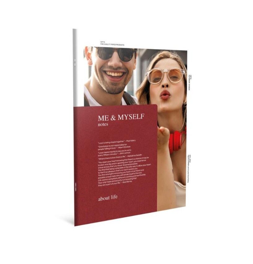 Gıpta Me & Myself Tel Dkş Karton Kpk Def A4 80 Yp Kare