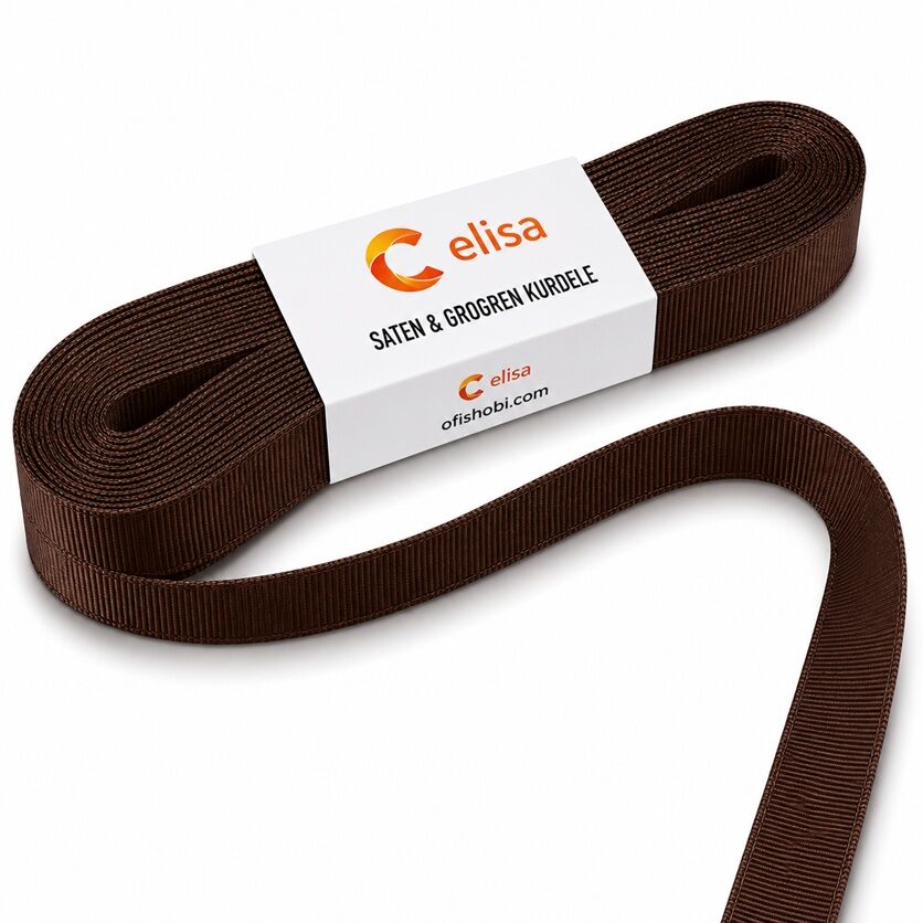 Elif No 5 Grogren Kurdela 2 Cm 10 Mt Kahve