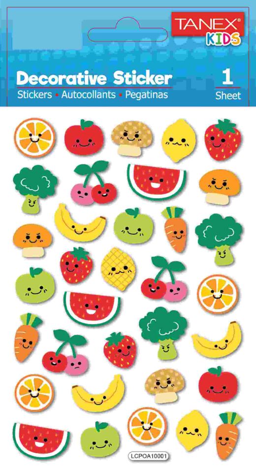 Tanex Tnx-25183 Meyve Serisi Etiketi