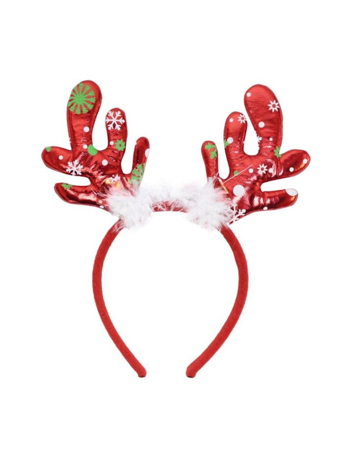 Astaş Yılbaşı Motifli Boynuzlu Taç