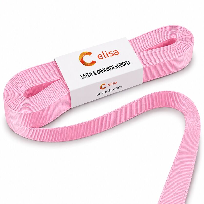 Elif No 5 Grogren Kurdela 2 Cm 10 Mt Pembe