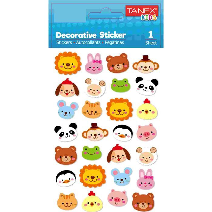 Tanex Tnx-25185 Orman Canlıları-4 Serisi Etiketi