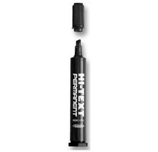 Hi-Text Marker Kesik Uç Siyah