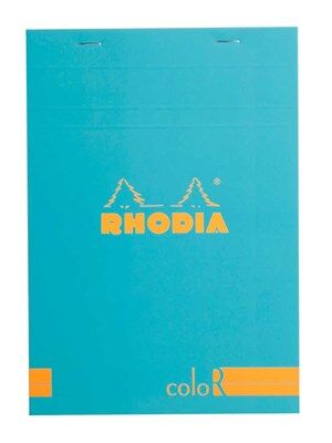 Rhodıa 148X210 Mm Çizgili Bloknot Turquuoıse Blue Kapak 90 Gr Kağıt 70 Yaprak