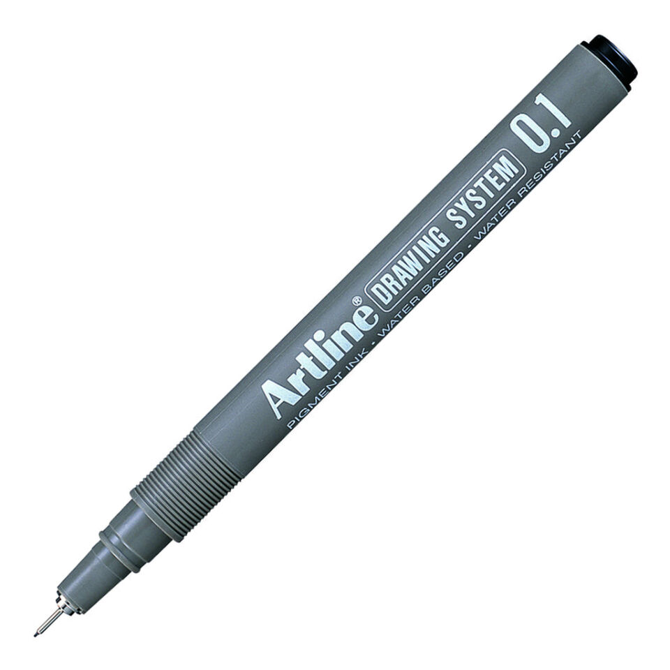 Artline Drawing System 0.1 Çizim Kalemi Uç:0,1 Mm Siyah