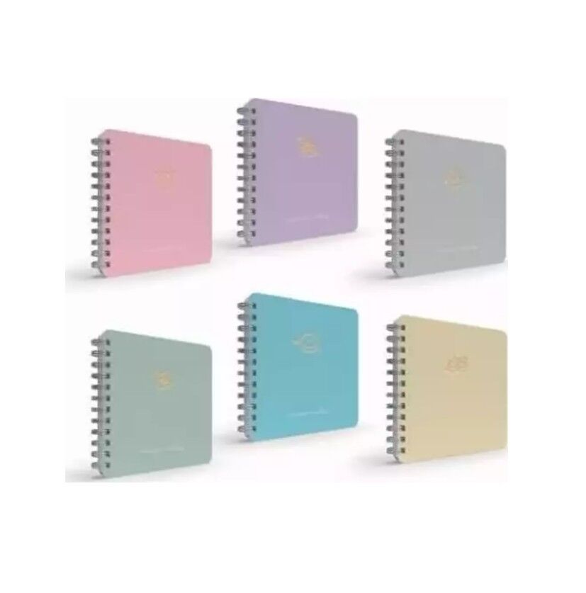 Gıpta Mıcro Notes Spiralli Sert Kapak Defter 16x16 100 Yaprak Çizgisiz