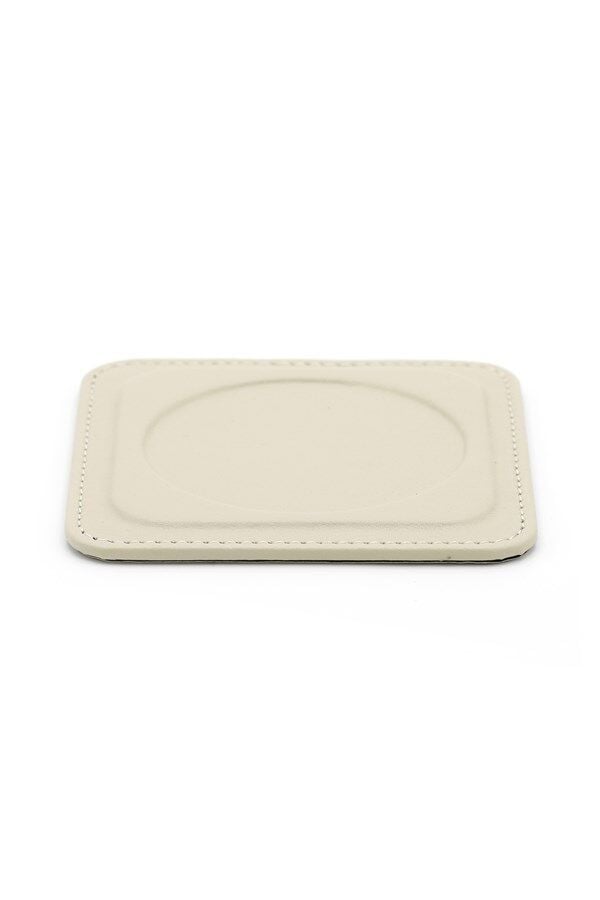 2K Bardak Altlığı Masa Üstü Yuvarlak 120-10 Bej 11x11 Cm