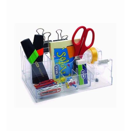 Mas Desk Organizer Bant Kesicili Şeffaf