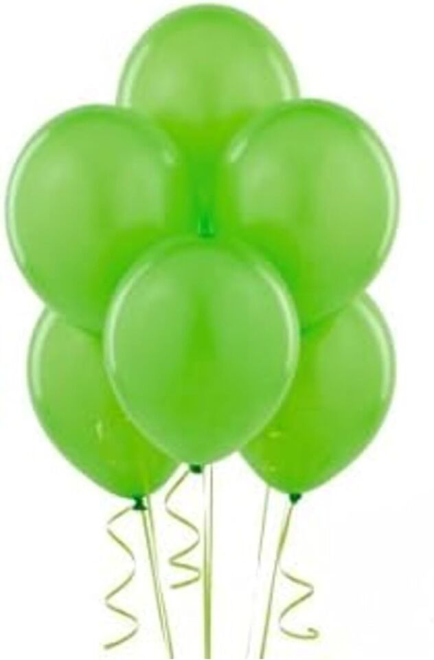 Balon 12'' Metalik Açık Yeşil 12 Li    