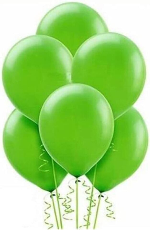 Balon 12'' Metalik Yeşil 12 Li    
