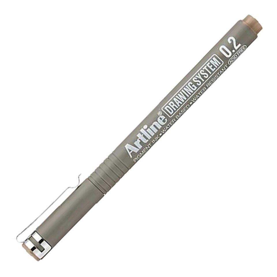 Artline Drawing System 0.2 Çizim Kalemi Uç:0,2 Mm Pale Brown