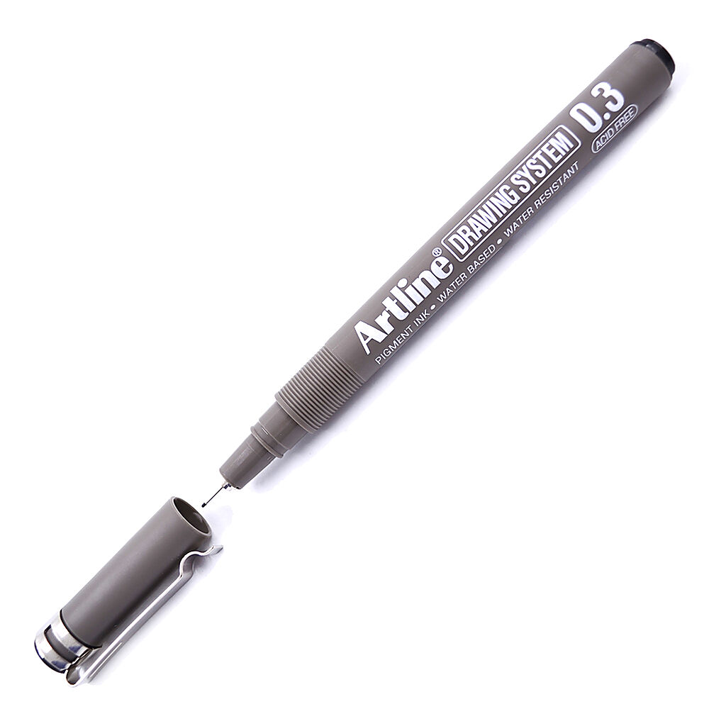 Artline Drawing System 0.3 Çizim Kalemi Uç:0,3 Mm Siyah