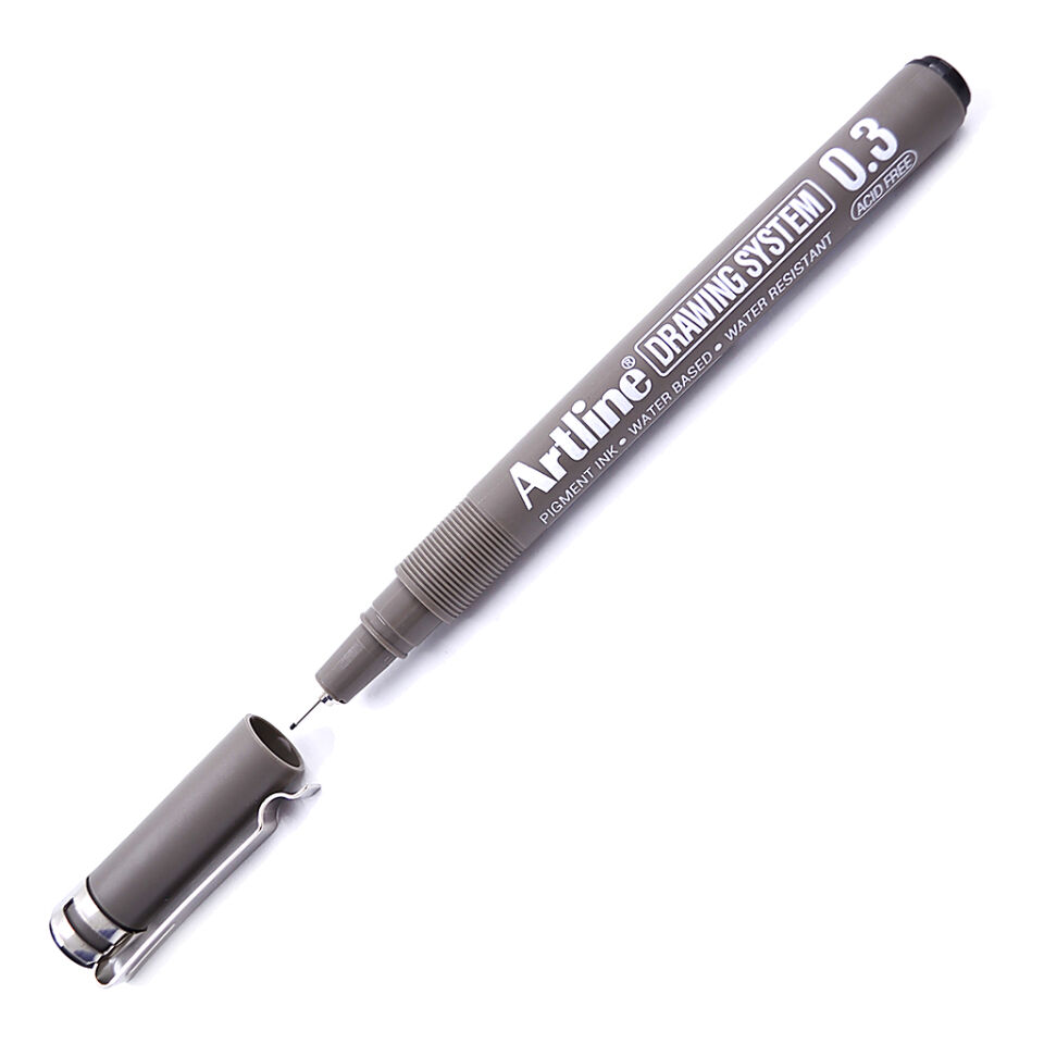 Artline Drawing System 0.3 Çizim Kalemi Uç:0,3 Mm Siyah