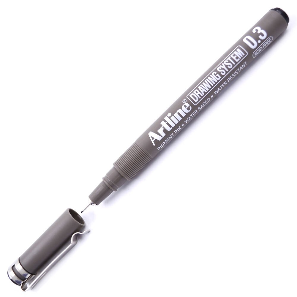 Artline Drawing System 0.3 Çizim Kalemi Uç:0,3 Mm Siyah