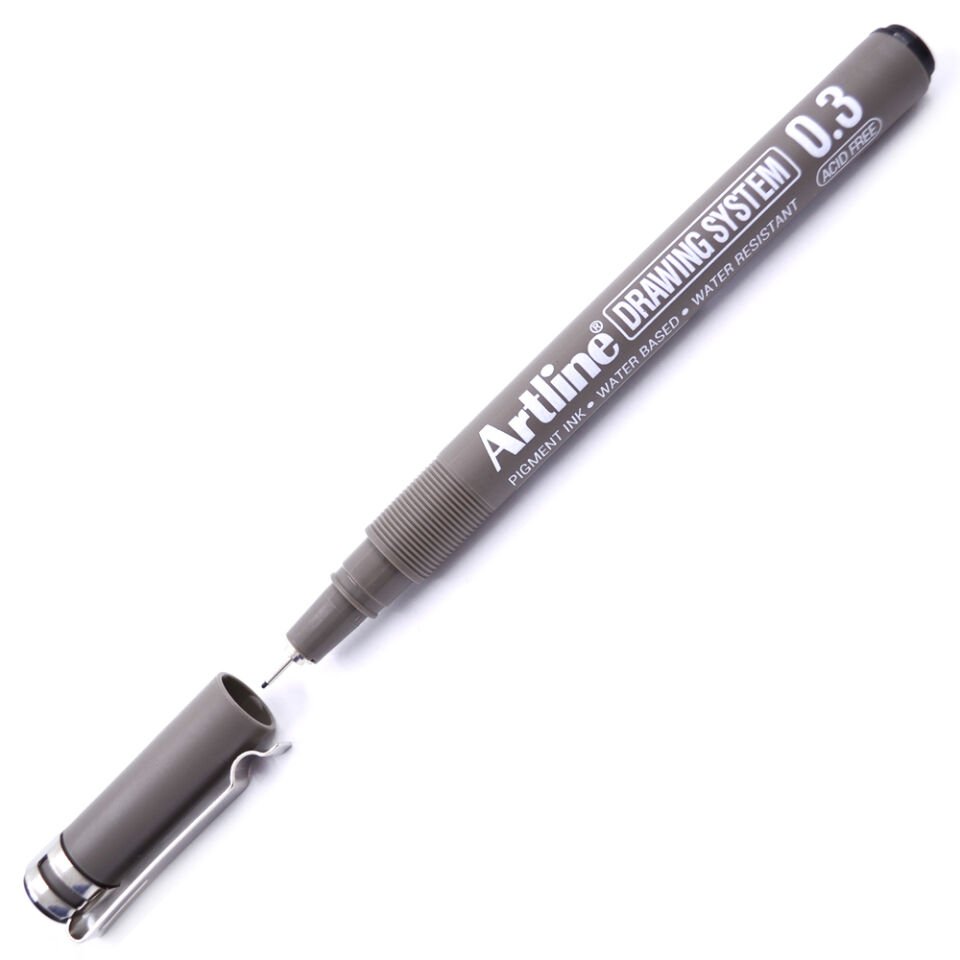 Artline Drawing System 0.3 Çizim Kalemi Uç:0,3 Mm Siyah
