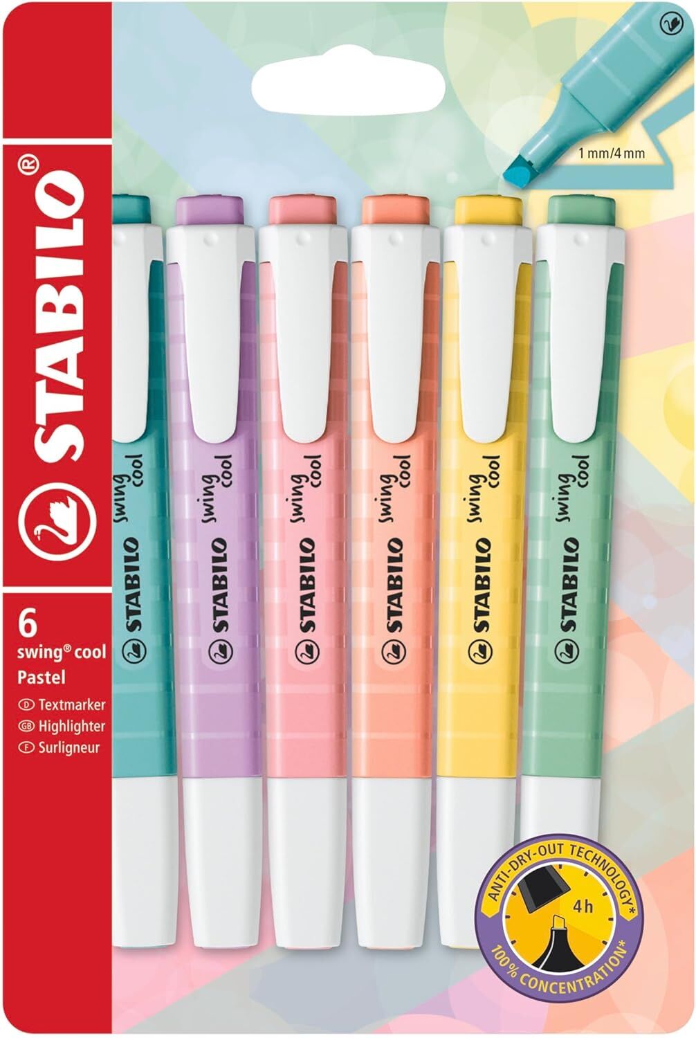 Stabilo Swing Cool Pastel 6 Lı Paket