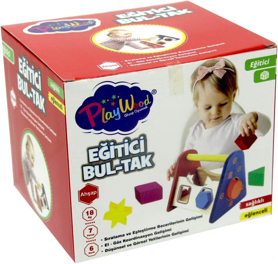 Play Wood Ahşap Eğitici Bul-Tak