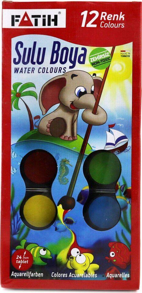 Fatih Sulu Boya K-12 Renk