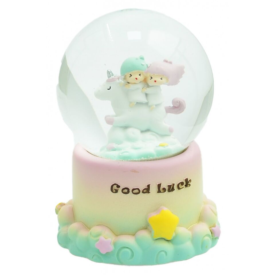 Taros Orta Boy Işıklı Good Luck Kar Küresi