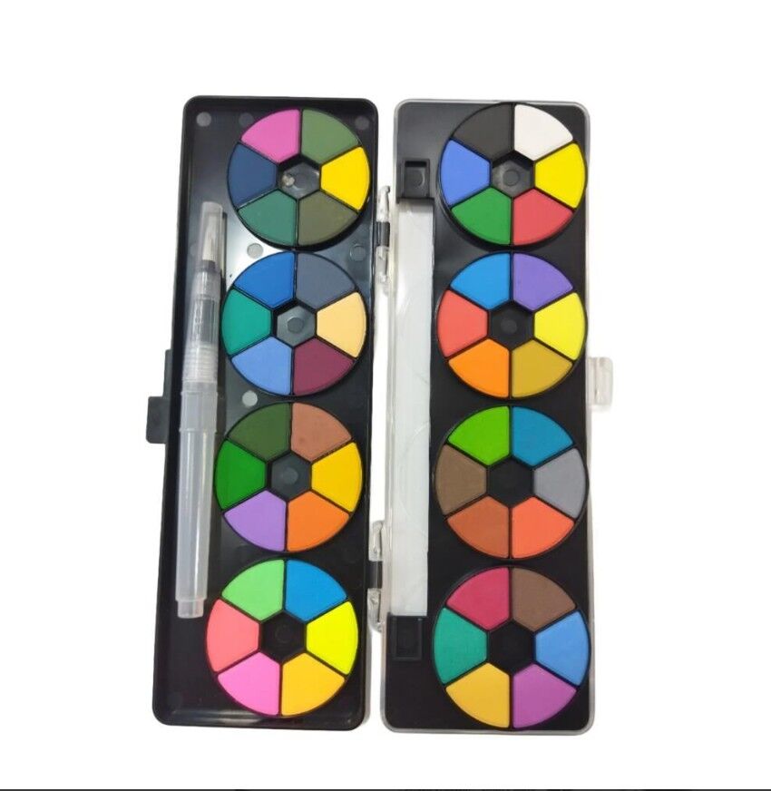 Craft And Arts Sulu Boya 48 Li Siyah Zeminli U1800-Gr