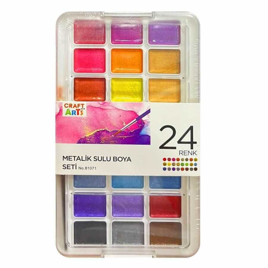 Craft And Arts Sulu Boya 24 Lı 24x30 Mm