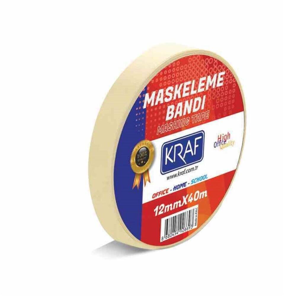 Kraf Maskeleme Bandı 12 Mm x 40 M 40129G