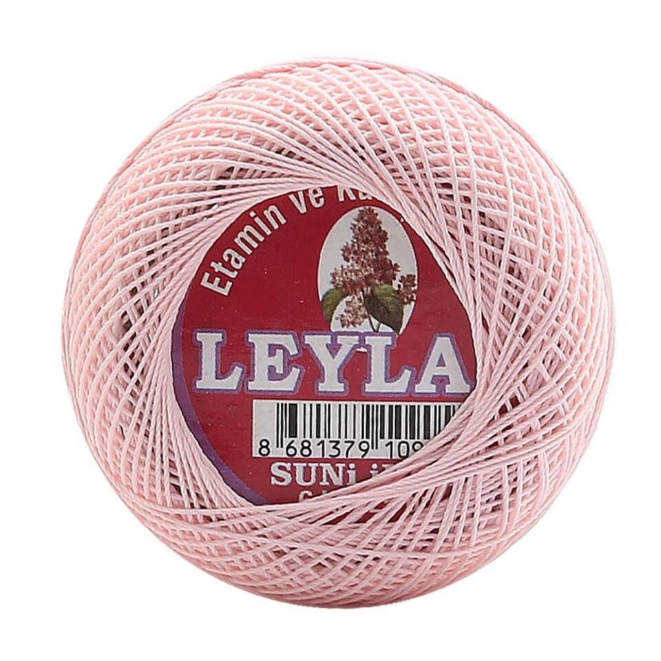 Elif Leylak Etamin ve Kanaviçe İpliği Açık Pembe 2261