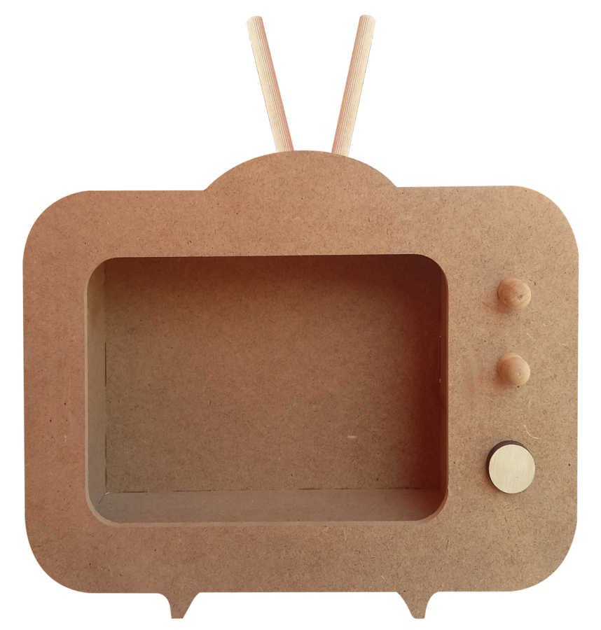 Okutan Ahşap Büyük Televizyon