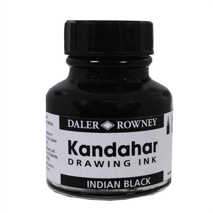Daler Rowney Black Kandahar Mürekkep 28 Ml