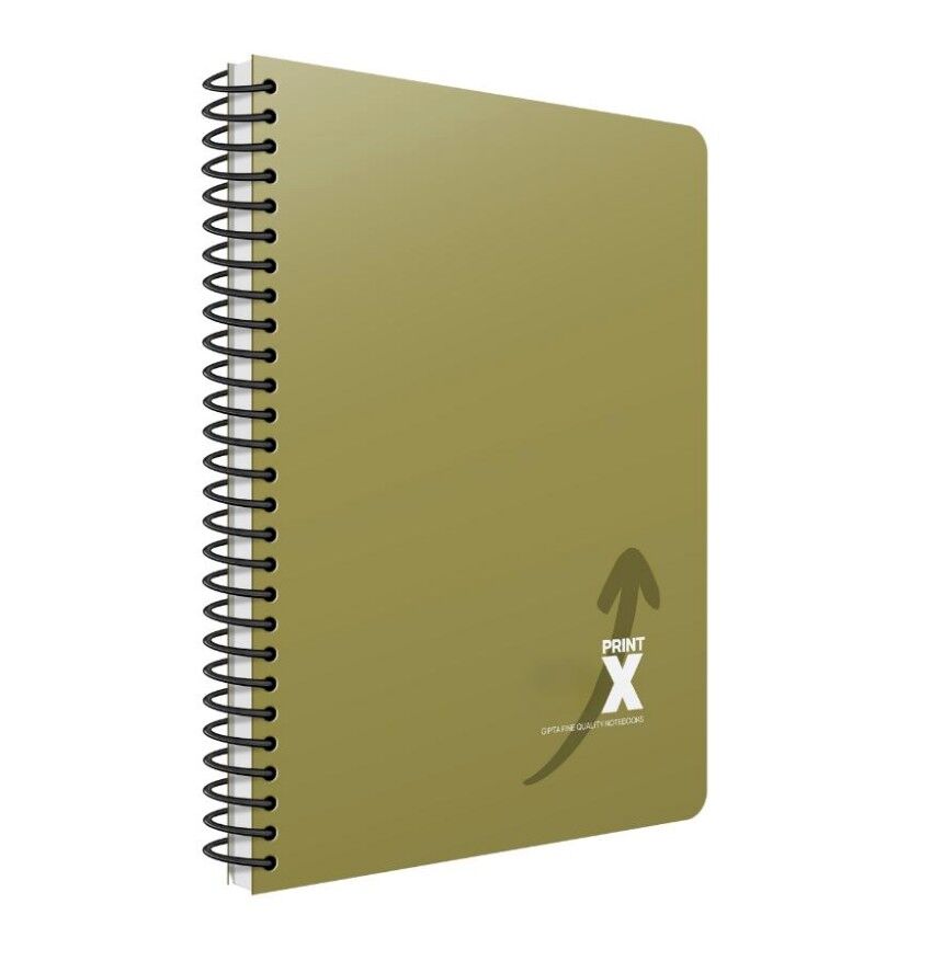 Gıpta Print-X Spiralli Sepratörlü Pp Kapak Defter A4 200 Yaprak 8+2