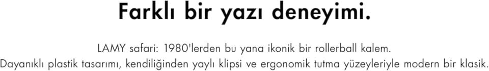 Lamy Safari 2023 Ozel Üretim Rengi Aquasky Roller Kalem