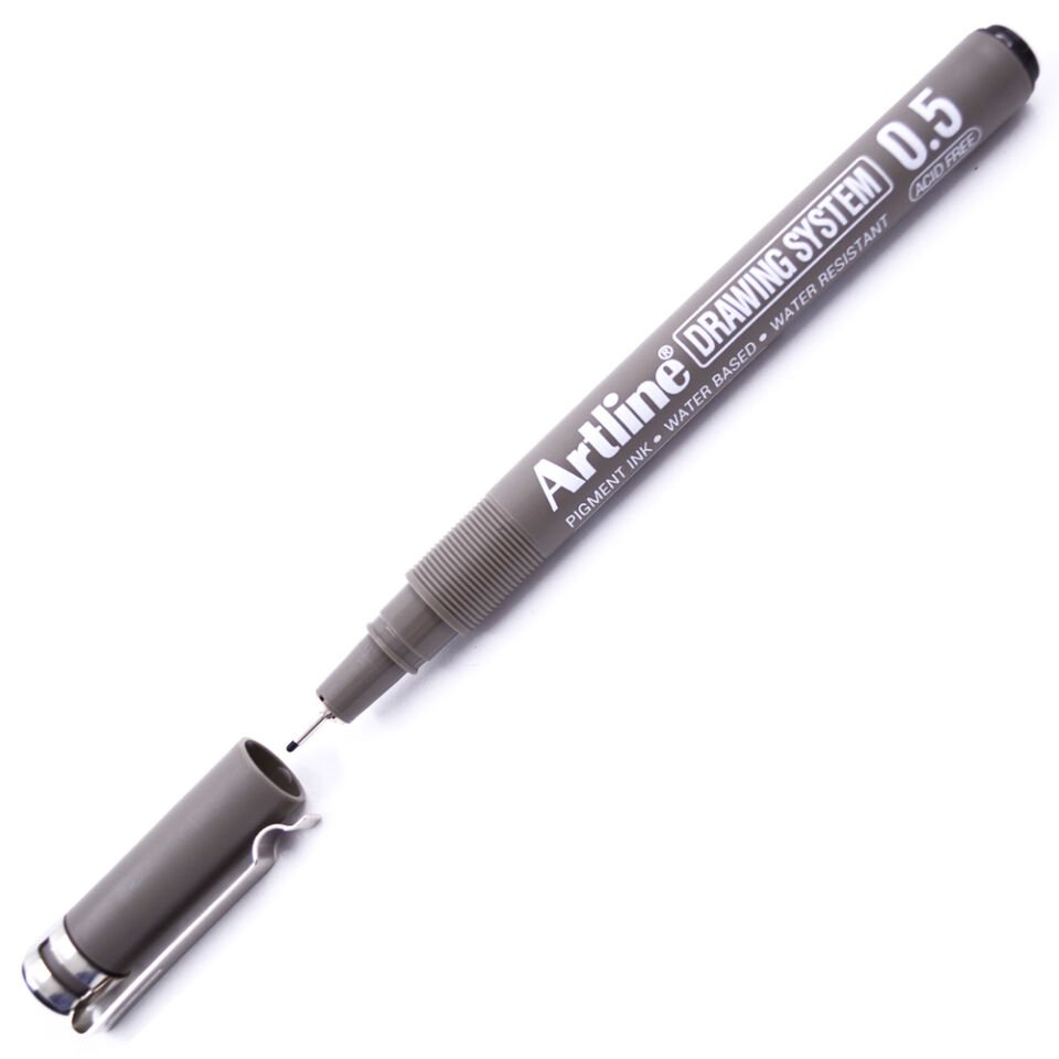 Artline Drawing System 0.5 Çizim Kalemi Uç:0,5 Mm Siyah