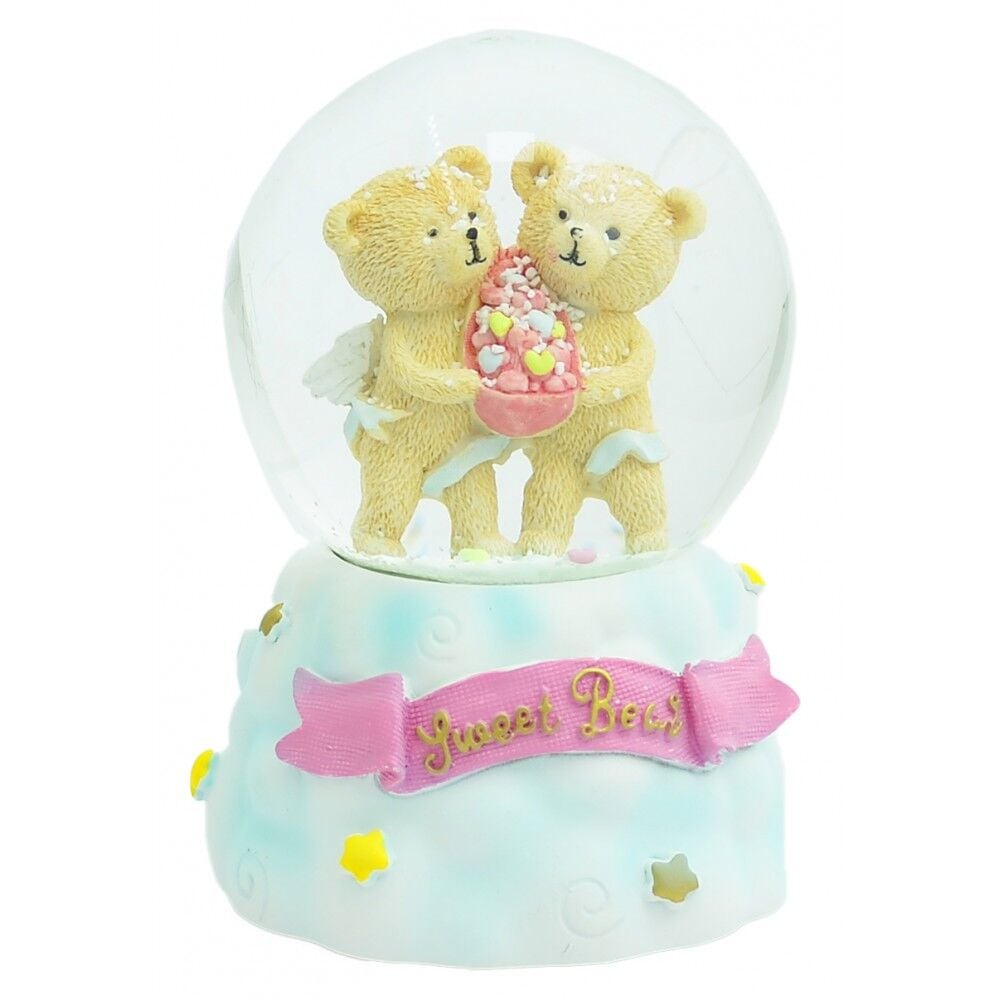 Taros Unick Color Orta Boy Işıklı Sweet Bear Kar Küresi