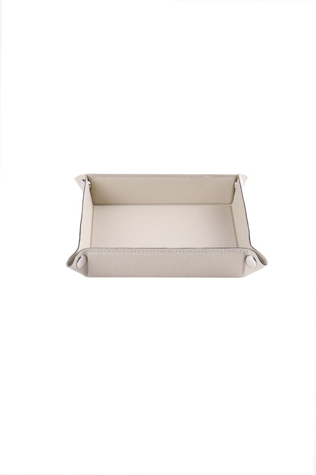 2K Sepet Masa Üstü Kare 150-10 Bej 16,5x16,5 Cm