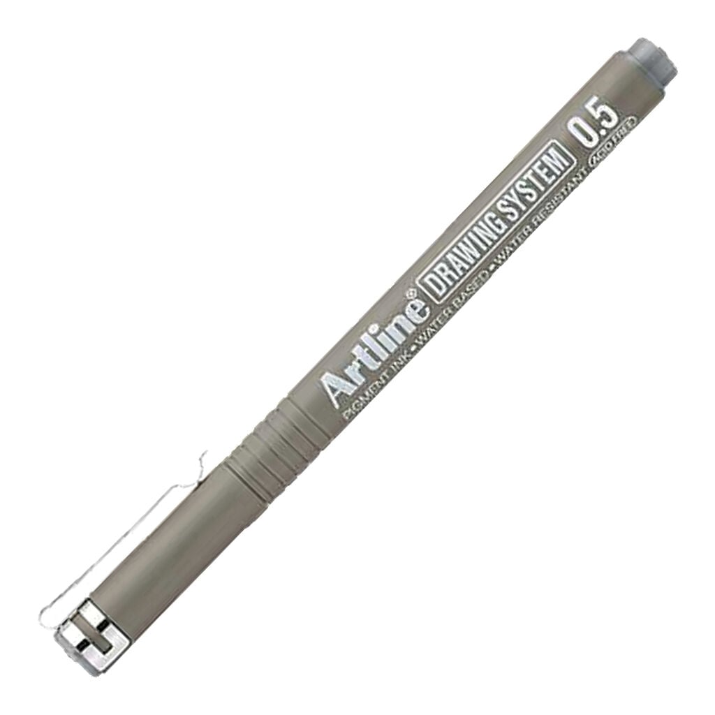 Artline Drawing System 0.5 Çizim Kalemi Uç:0,5 Mm Grey
