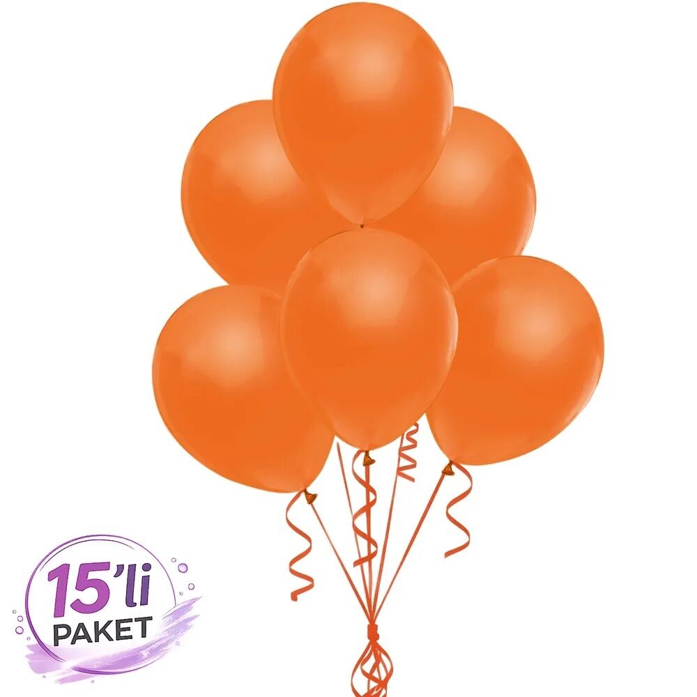 Balon 12'' Turuncu 15 Li    