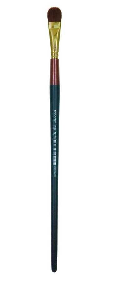 Fanart Academy Seri 288 Sentetik Kıllı Kısa Kedi Dili Fırça Uzun Sap No 16