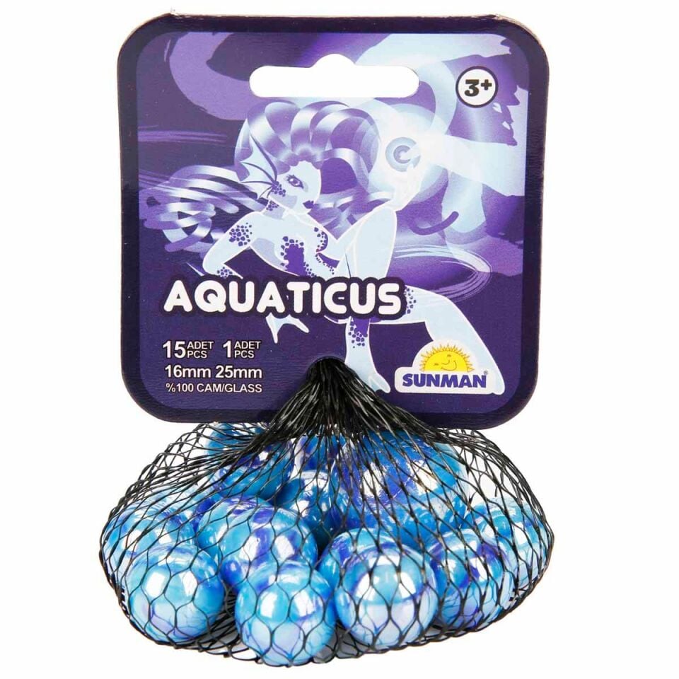 Sunman Misket Marble Aquaticus 15+1 File