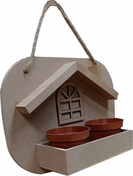 Baykon Ahşap İkili Saksılık